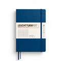 Leuchtturm1917 Medium A5 – Σημειωματάριο με σκληρό εξώφυλλο (251 σελ.) – Indigo Γραμμές
