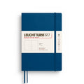 Leuchtturm1917 Medium A5 – Σημειωματάριο με μαλακό εξώφυλλο (123 σελ.) – Indigo Λευκές