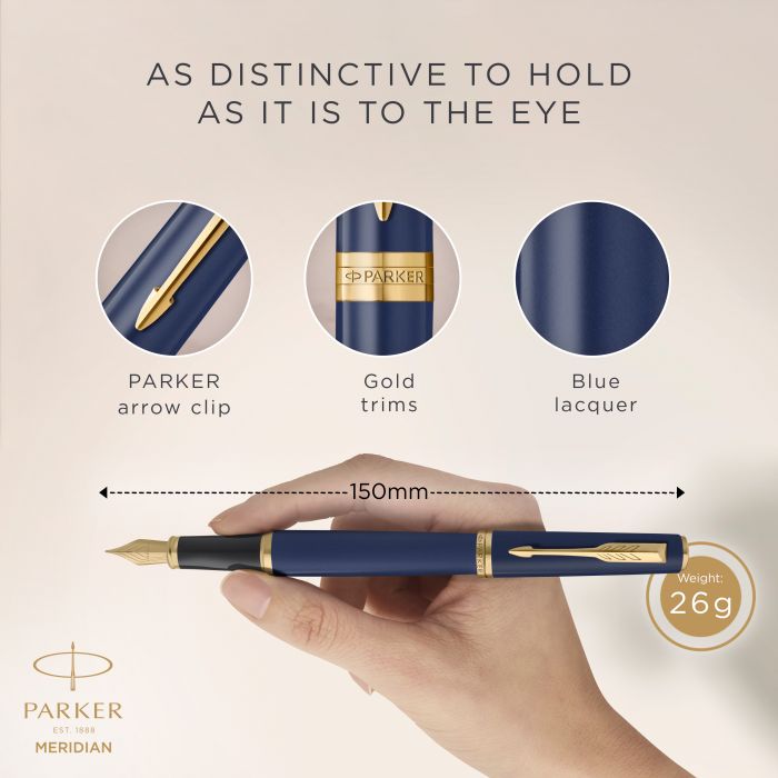 P MERIDIAN BLUE GT FPen M