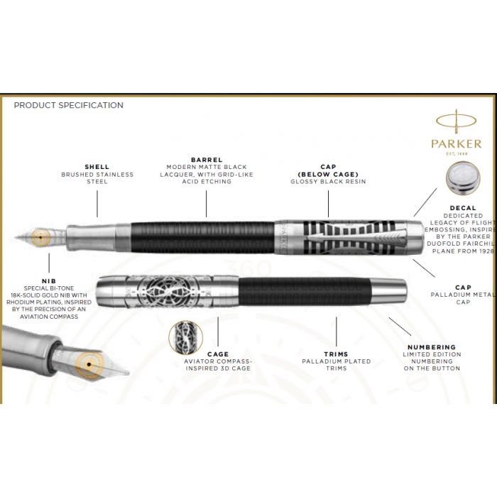 P DUOFOLD LE LEGACY OF FLIGHT CT FP-C M