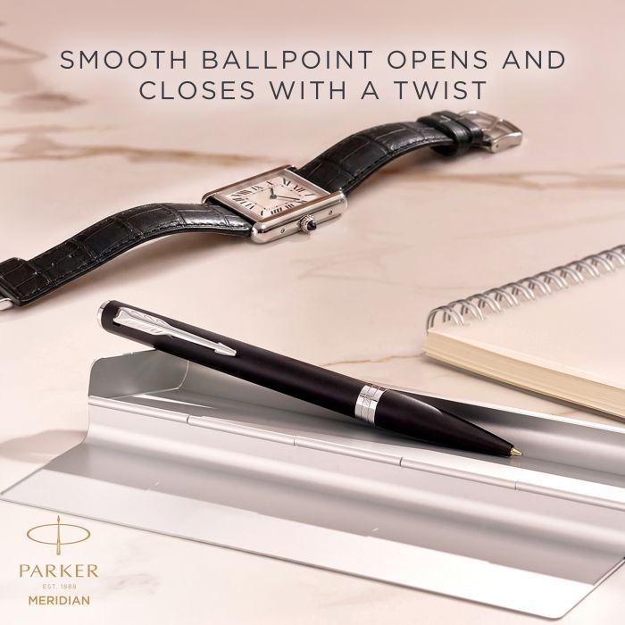 P MERIDIAN MATTE BLACK CT BPen