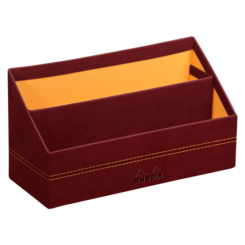 Rhodia Burgundy – Θήκη αλληλογραφίας (25×10×14 cm)
