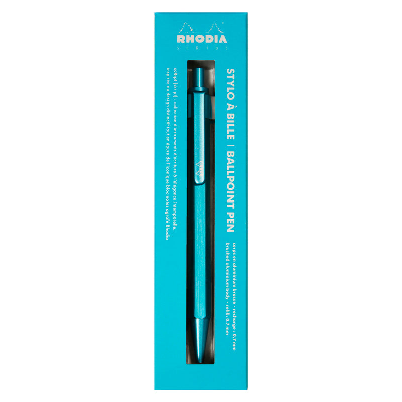 Rhodia scRipt Turquoise – Στυλό διαρκείας (0.7 mm)