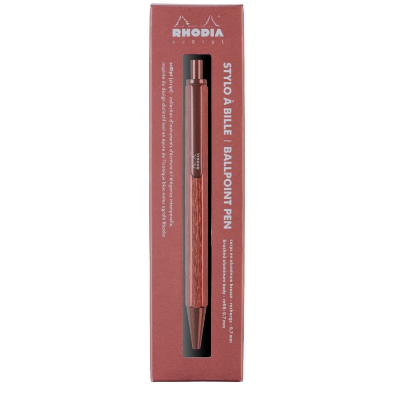 Rhodia scRipt Chocolate – Στυλό διαρκείας (0.7 mm)