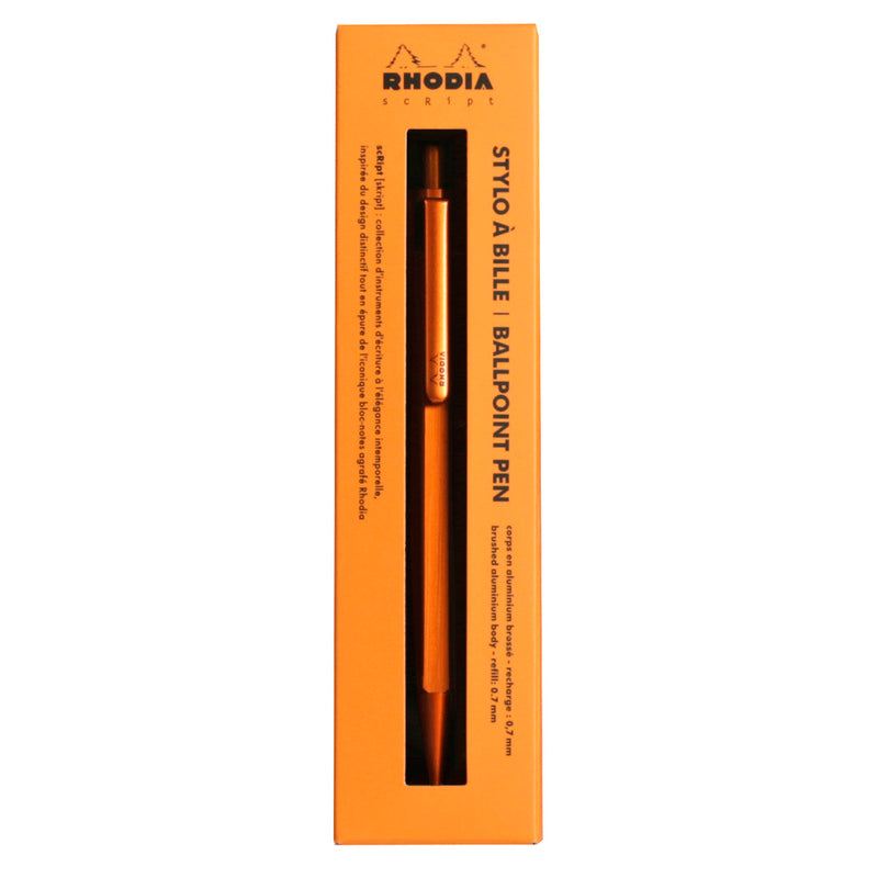 Rhodia scRipt Orange – Στυλό διαρκείας (0.7 mm)
