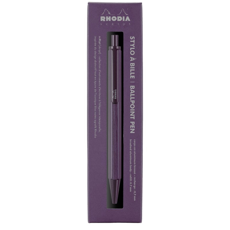 Rhodia scRipt Eggplant – Στυλό διαρκείας (0.7 mm)