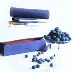 Rhodia Midnight Blue – Κασετίνα με φερμουάρ που ανοίγει σε μολυβοθήκη